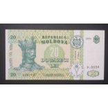 Moldova 20 Lei 2004 UNC 