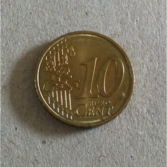 Monaco 10 Euro Cent 2002 aUNC+