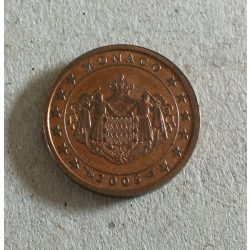 Monaco 2 Euro Cent 2005 aUNC+