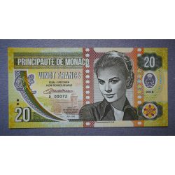  Monaco 20 Francs 2018 UNC specimen