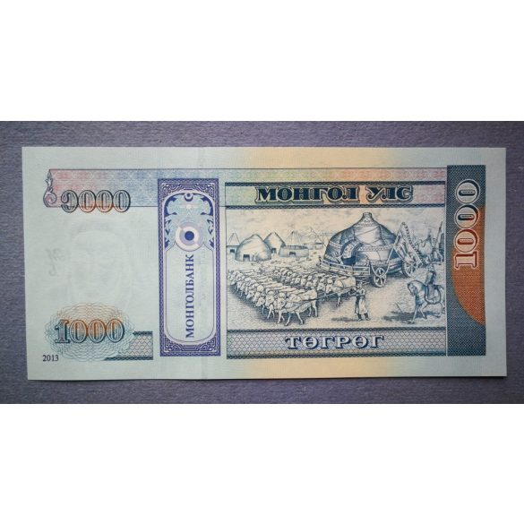 Mongolia 1000 Tugrik 2013 UNC