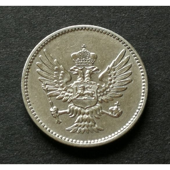 Montenegro 10 Para 1914 Nickel