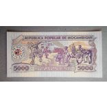 Mozambique 5000 Meticais 1988 UNC