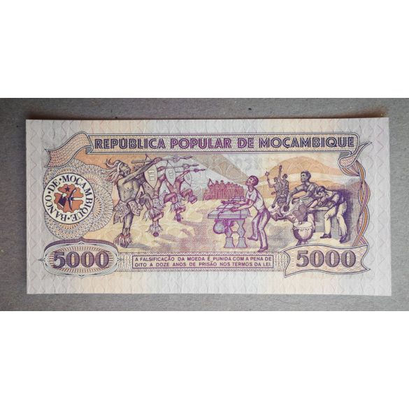 Mozambique 5000 Meticais 1988 UNC