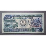 Mozambique 500 Meticais 1989 UNC