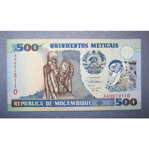 Mozambik 500 Meticais 1991 UNC