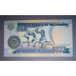 Mozambique 500 Meticais 1991 UNC