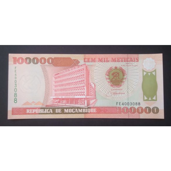 Mozambique 100000 Meticais 1993 UNC