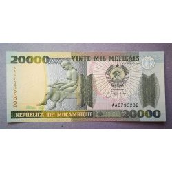 Mozambique 20000 Meticais 1999 UNC