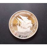 Mozambique 1000 Meticais 2004 UNC PP Bartholomeu Diaz silver commemorative coin