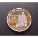 Mozambique 1000 Meticais 2004 UNC PP Pero da Covilhã Commemorative Coin 38.5mm
