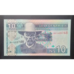 Namíbia 10 Dollars 2001 Unc 