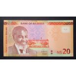 Namíbia 20 Dollars 2015 Unc