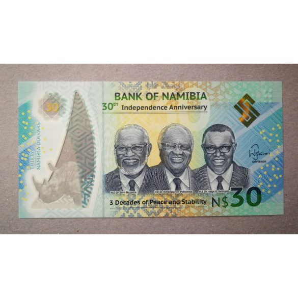 Namíbia 30 Dollars 2020 Unc