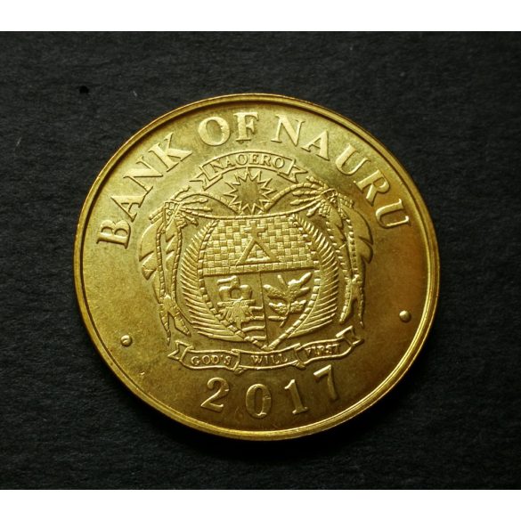 Nauru 5 Dollars 2017 UNC aluminium-bronz, USS Missouri hadihajó emlékérme
