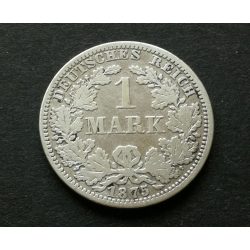 Germany 1 Mark 1875 5.3 g silver