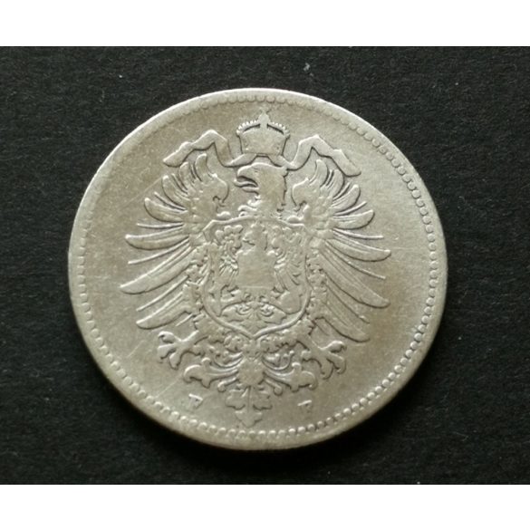 Németország 1 Márka 1881 5,3 g ezüst
