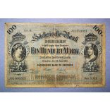 Germany 100 Mark 1890 VG