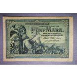 Germany 5 Mark 1904 F