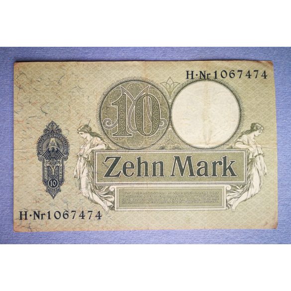 Germany 10 Mark 1906 F