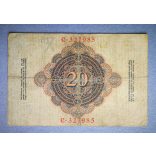 Germany 20 Mark 1906 F