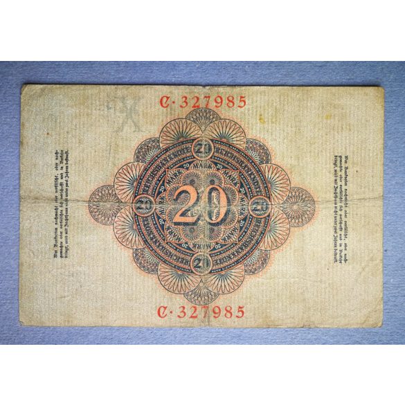 Germany 20 Mark 1906 F