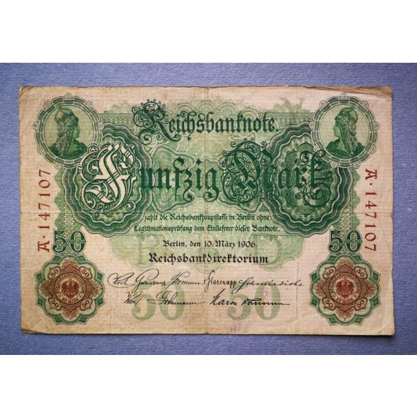 Germany 50 Mark 1906 F