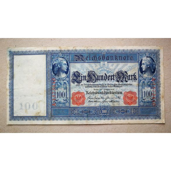 Germany 100 Mark 1908 F