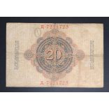 Germany 20 Mark 1908 F
