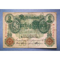 Germany 50 Mark 1908 F