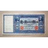Germany 100 Mark 1909 F