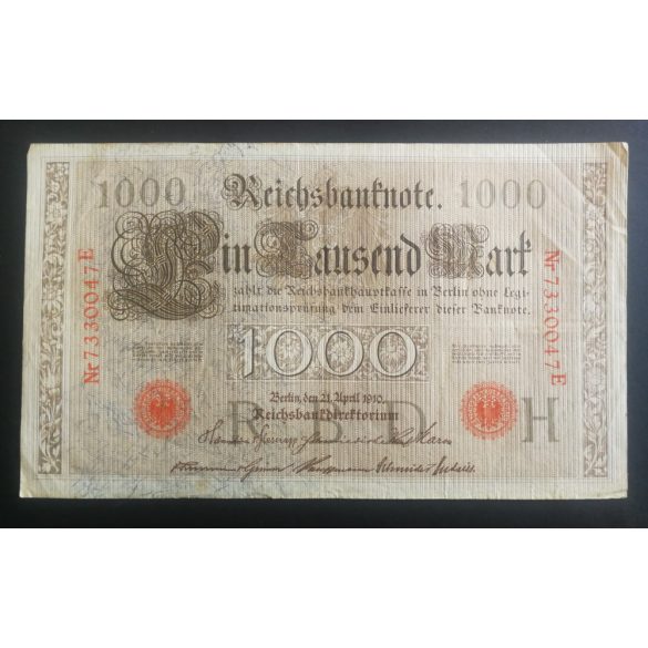 Németország 1000 Mark 1910 VF