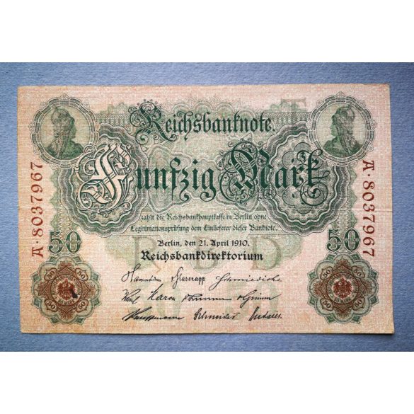 Németország 50 Mark 1910 VF