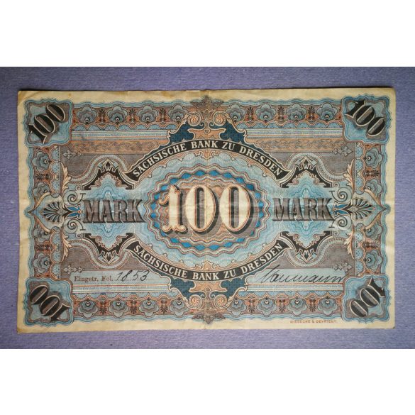 Germany 100 Mark 1911 F+