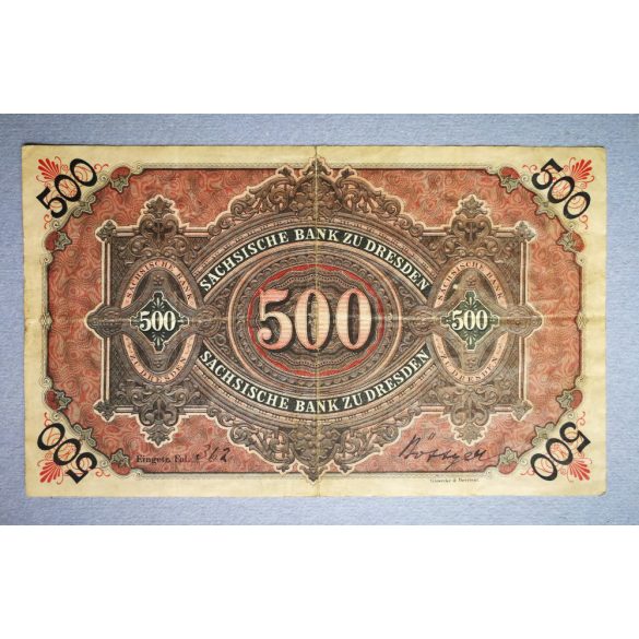 Germany 500 Mark 1911 F