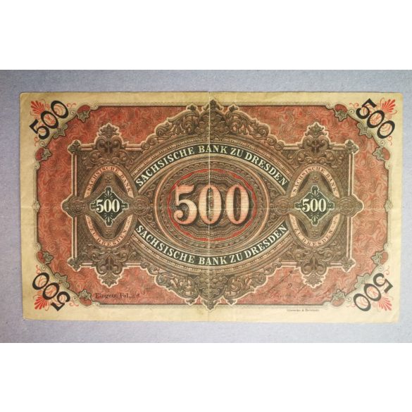 Germany 500 Mark 1911 F