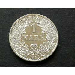 Germany 1 Mark 1914 5.5 g silver