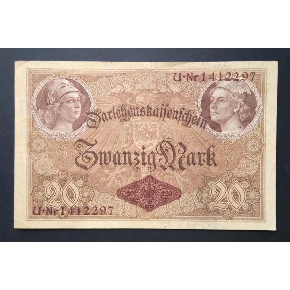 Németország 20 Mark 1914 VF