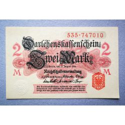 Germany 2 Mark 1914 aUNC-