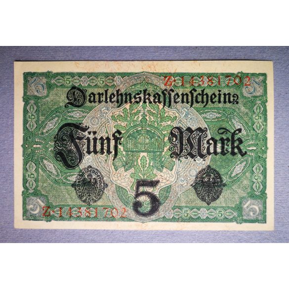 Germany 5 Mark 1917 XF+