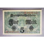 Germany 5 Mark 1917 aUNC