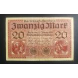 Germany 20 Mark 1918 F+