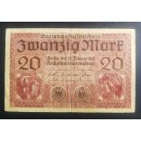 Germany 20 Mark 1918 F+