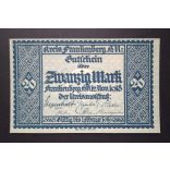 Germany 20 Mark Frankenberg 1918 UNC