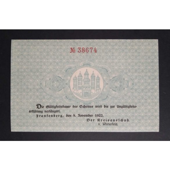 Germany 20 Mark Frankenberg 1918 UNC