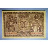 Germany 20 Mark 1918 F+