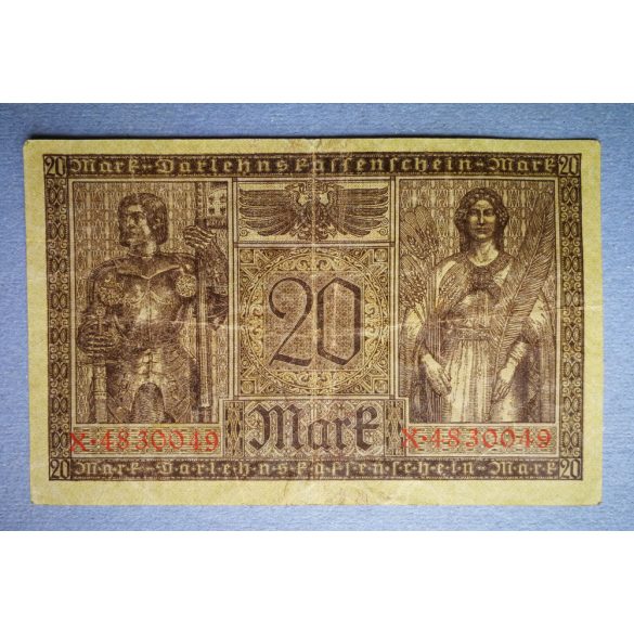 Germany 20 Mark 1918 F+