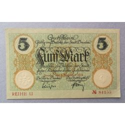 Germany 5 Mark 1918 Aunc