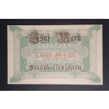 Germany 5 Mark Fürstenwalde/Spree 1918 aUNC+