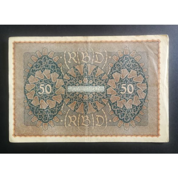 Germany 50 Mark 1919 F+ 